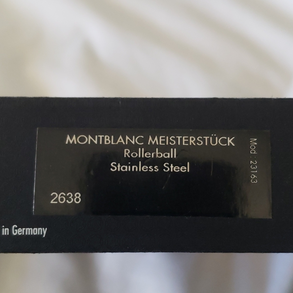 Montblanc Meisterstuck Stainless Steel Rollerball